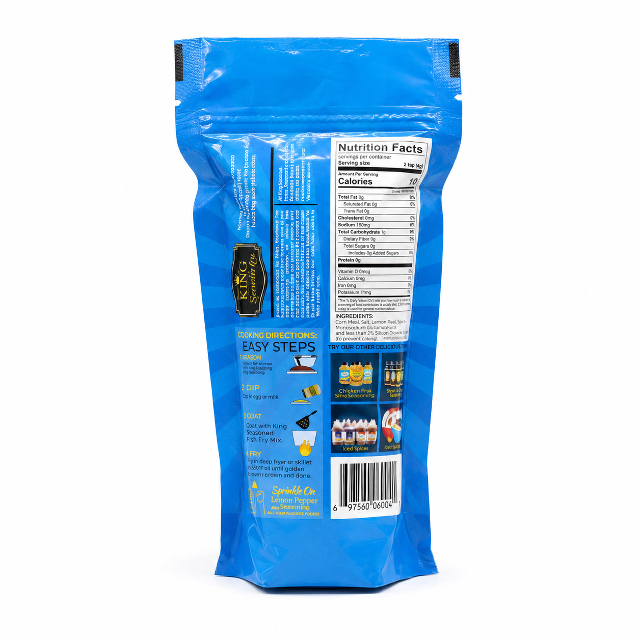Sprinkle On Seasoned Crispy Fish Fry Breading – 340g / 12oz - Image 2