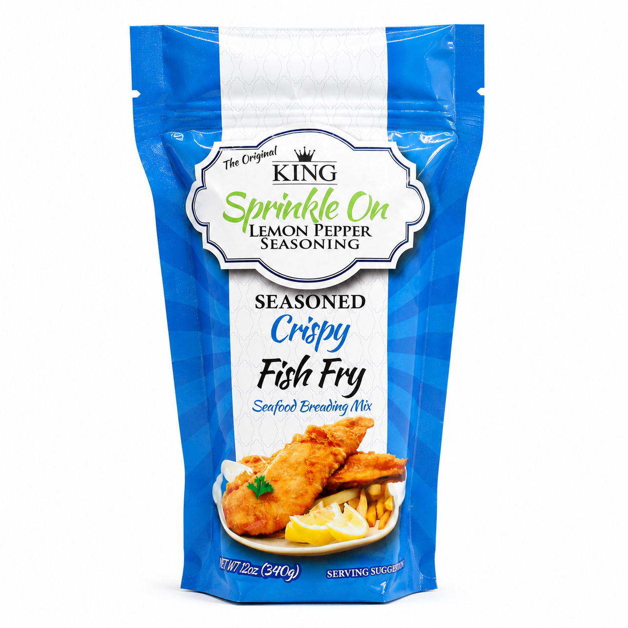 Sprinkle On Seasoned Crispy Fish Fry Breading – 340g / 12oz