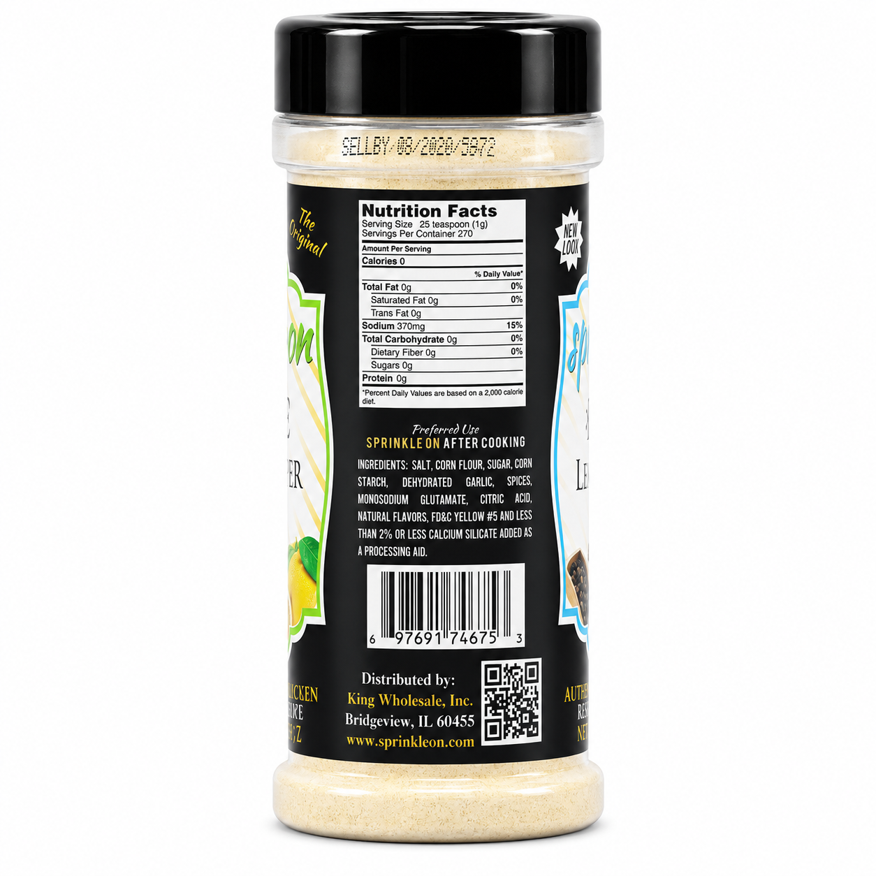King Sprinkle On Garlic Lemon Pepper Seasoning - Image 2
