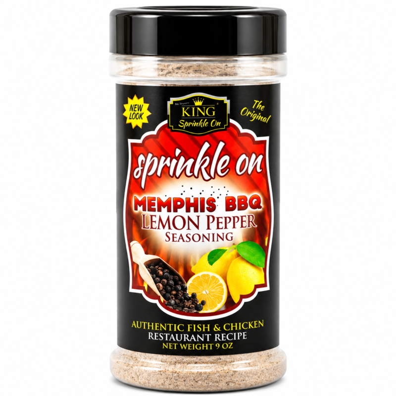 Sprinkle On Memphis BBQ Lemon Pepper Seasoning