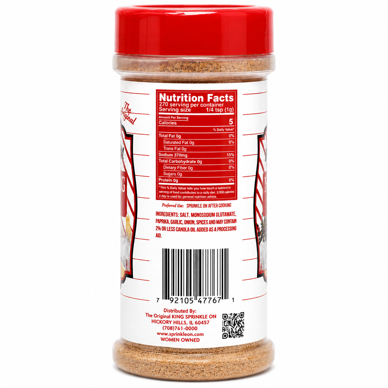 King Sprinkle On Seasoning Salt - Image 2