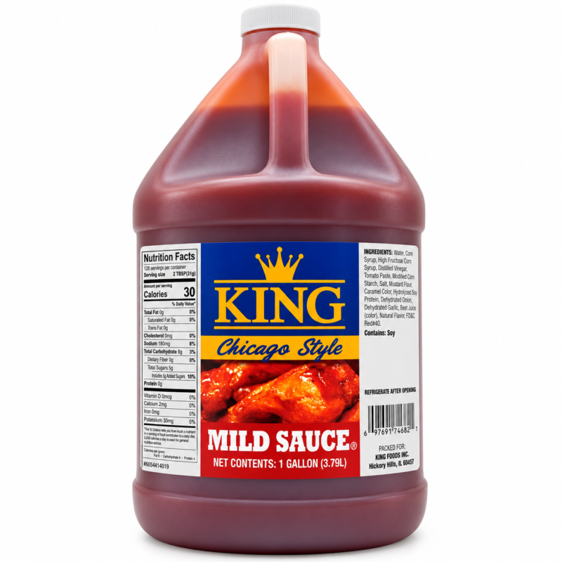 King Chicago Style Mild Sauce – 1 Gallon